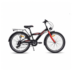 Chanty 24" Barnesykkel – Gutt – Sort/Rød – 7 gir & V-bremser