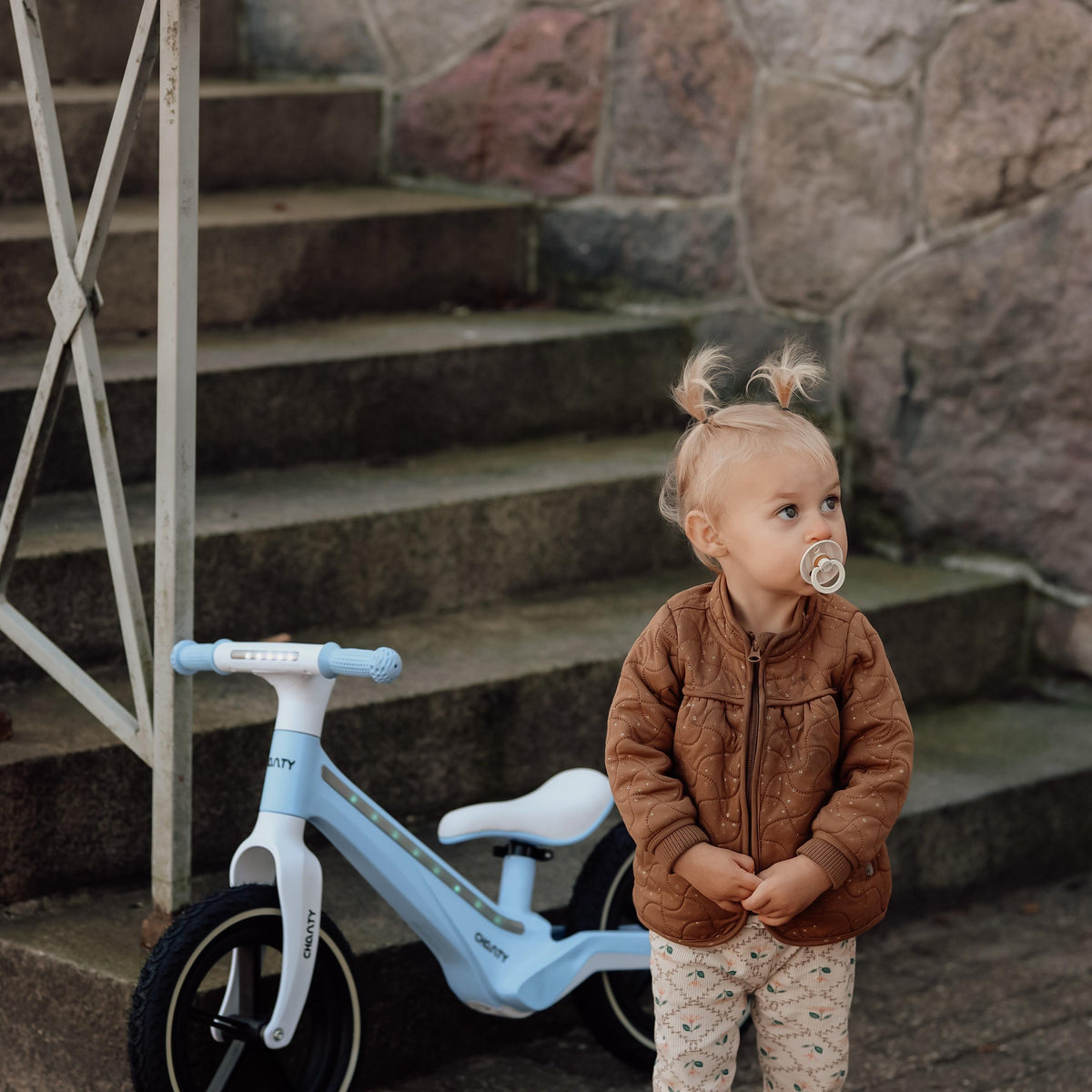 Chanty Go Blå Løpesykkel | Med Integrert Lys