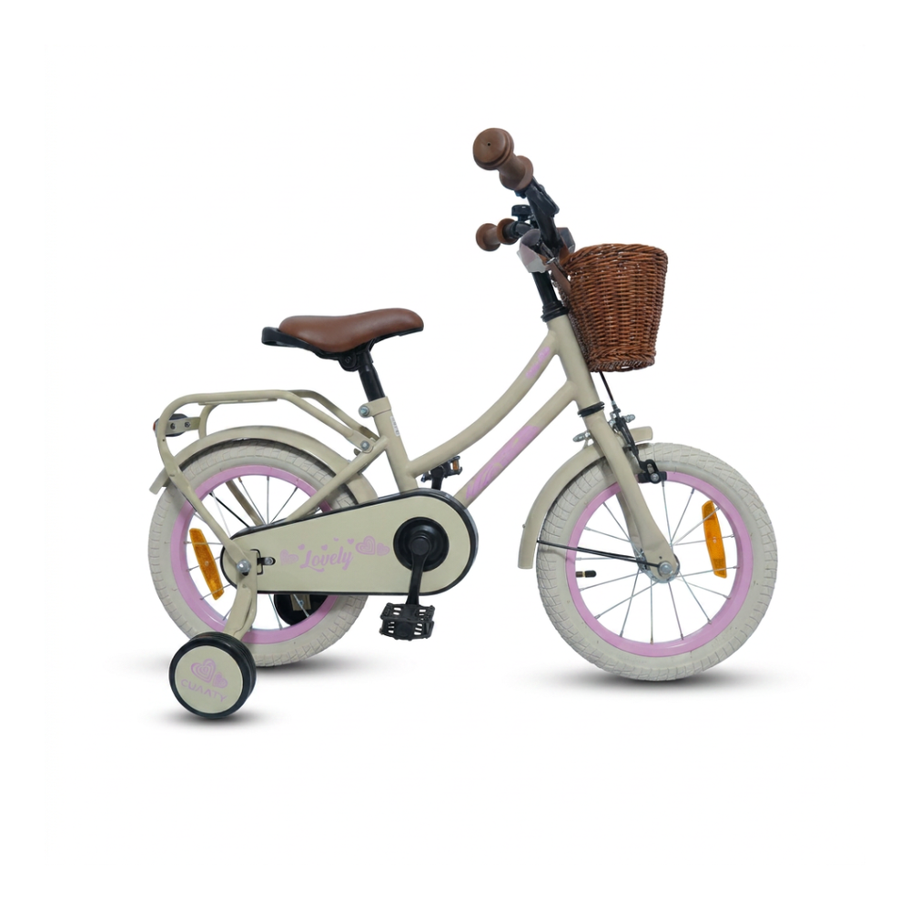 CHANTY Lovely 14" Beige Jentesykkel | 3-5 år |