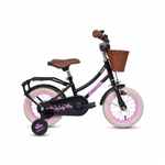 CHANTY Lovely 12" Sort Jentesykkel | 2-4 år |