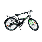 CHANTY Roader 24" Sort & Grøn Drengecykel | 7 Gear |