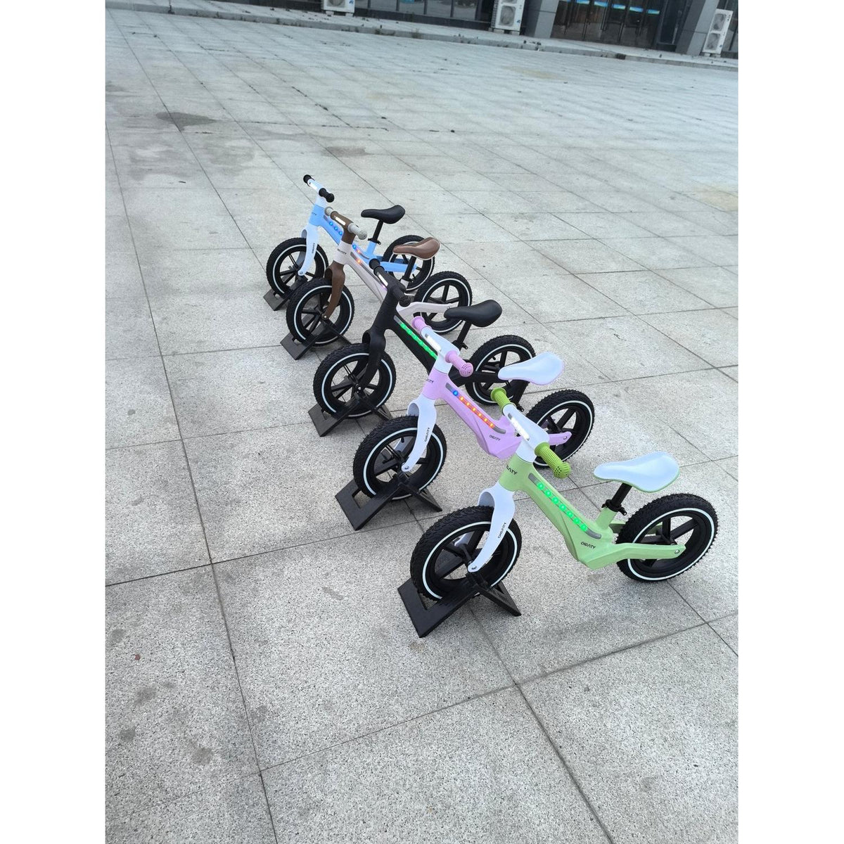 Løpesykkel med lys | LED-belysning | 2-6 år