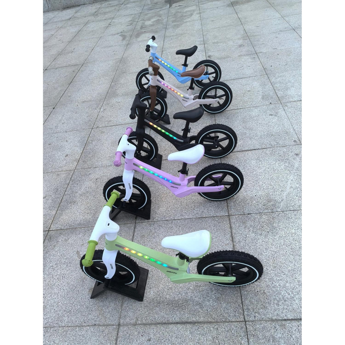 Løpesykkel med lys | LED-belysning | 2-6 år