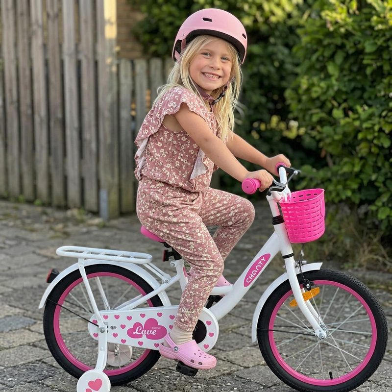 CHANTY Love 18" Rosa Barnesykkel | Jenter |