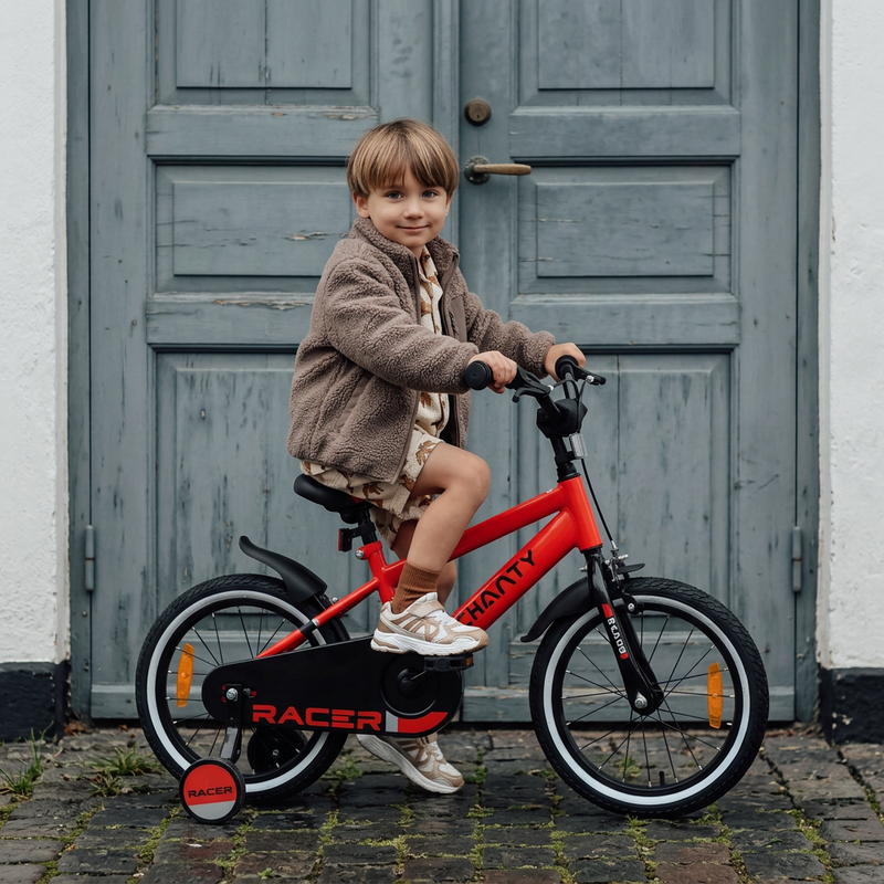 CHANTY Racer 16" Rød Guttesykkel | 4-6 år |