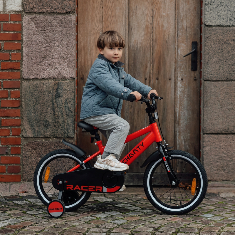 CHANTY Racer 16" Rød Guttesykkel | 4-6 år |
