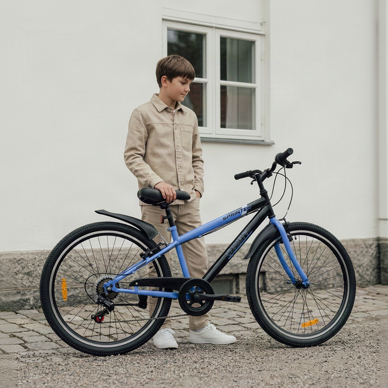 CHANTY Sprinter 20" Blå Guttesykkel | 7 gir |